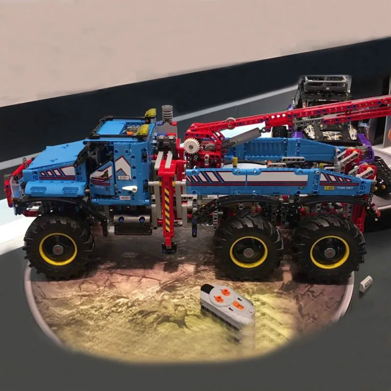 

Lepin 20056 1912Pcs Technic Series The Ultimate All Terrain 6X6 Remote Control Truck Set Building Blocks Bricks Toy Clone 42070