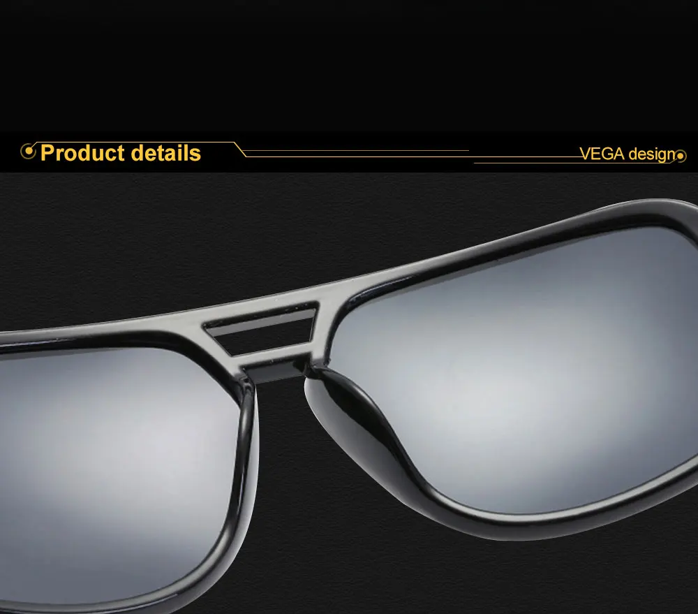 VEGA Eyewear 2018 Square Polarized Sports Glasses Men Women Sports Sunglasses Fishing Biker Running Glasses Sport Shades 209 (2)