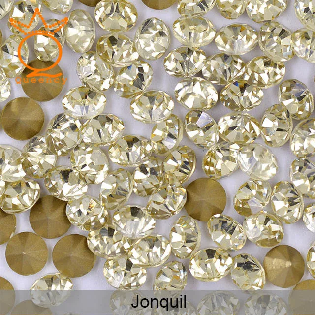 SS5.5 Small size multif colors pointback chaton crystal rhinestones nail art rhinestones sales promotion with 1440pcs per bags - Цвет: Jonquil