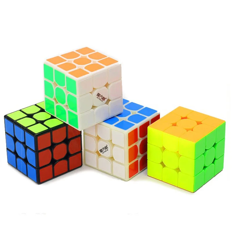 QiYi MoFangGe грома V2 магический куб, 3x3 Гром Clap головоломки Профессиональный Кубик Рубика от Скорость, magico, традиционные куб игрушки