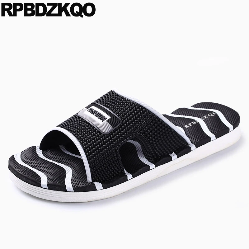 Sandalias planas informales para hombre, zapatos de playa italianos