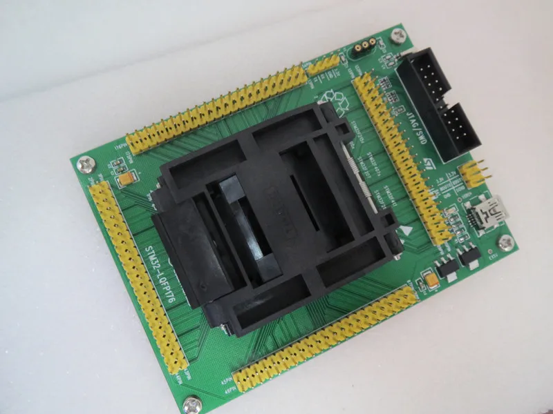 STM32F215/407/417/405207/217 LQFP176 ожога в гнездо золотое покрытие IC тестирование сиденья