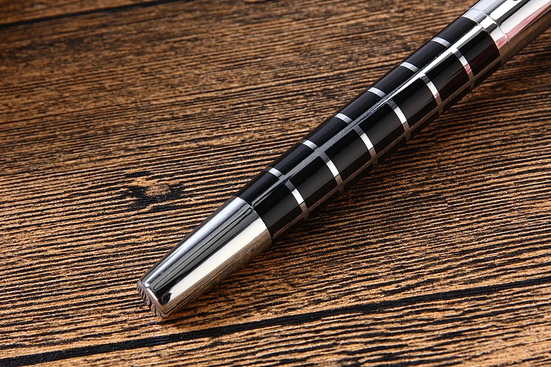 1 шт. GENKKY высокое качество DUKE 0,5 мм Металлические гелевые ручки роскошные ручки для подписи роликовая ручка канцелярские школьные