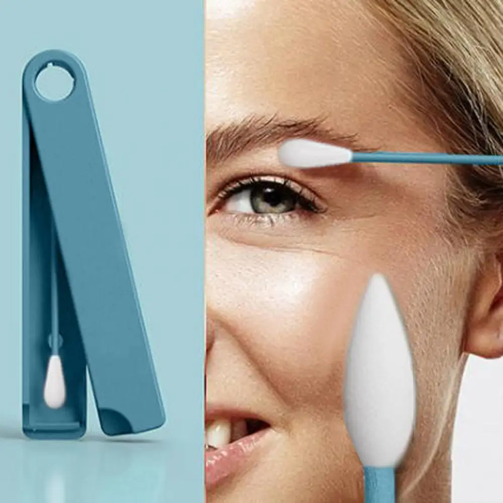 

Reusable Q-Tip Ear Cleaning Cosmetic Cotton Buds Sticks Applicators Mascara Removing Tools Swabs