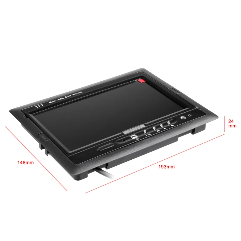 GISION 7 дюймов VGA монитор в реальном времени 8CH 4 г gps wifi 1080N MDVR комплект 6 шт. камера