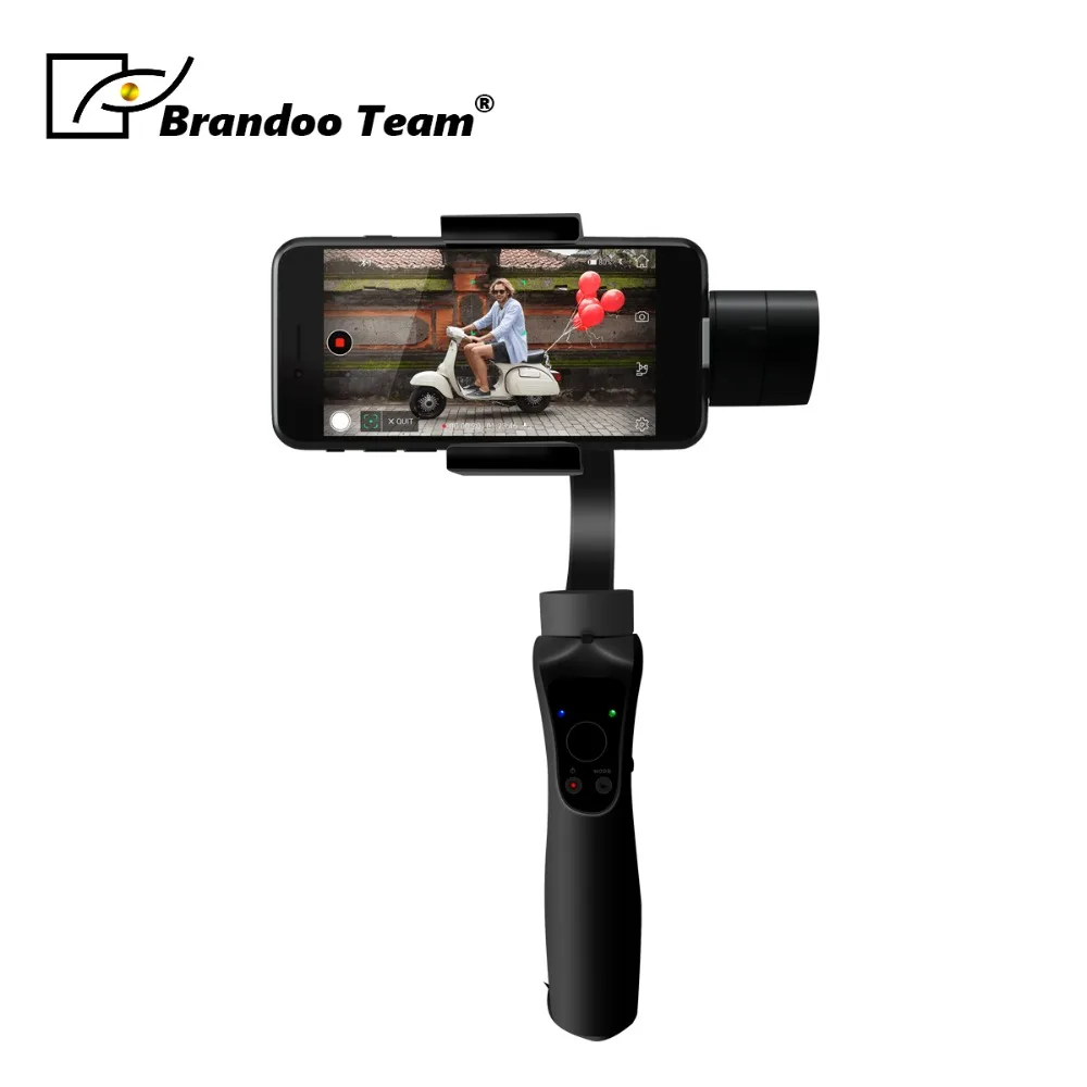 

Mobile 3 axis stabilizer Handle Gimbal for iphone Samsung Huawei Xiaomi soomth (Phone not include )Bluetooth APP Control