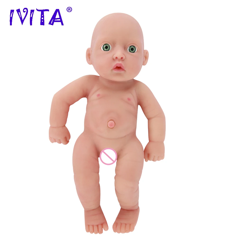 IVITA WG1504, 28 см, 0,85 кг, полностью силиконовые куклы для новорожденных девочек, куклы Boneca Juguetes Alive, игрушки для детей от 3-х лет, детей