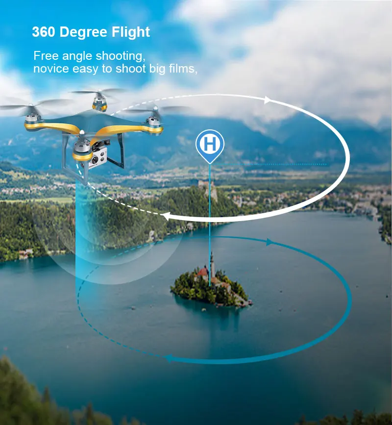 Профессиональный радиоуправляемый Дрон K10 GPS 5G Wi Fi FPV с регулируемой камерой 1080 P 25