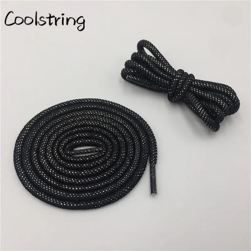 Coolstring круглые спиральные шнурки с узором блестящие уникальное мигающее платье