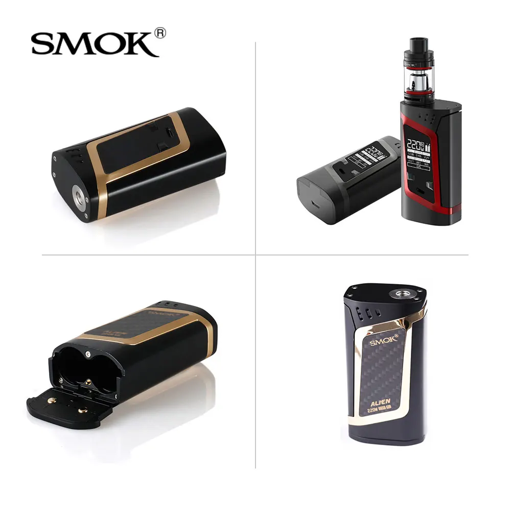 Original SMOK Alien Kit 220W with TFV8 Baby Beast Tank 3ml + Q2/T8 Coils for electronic cigarette smok alien kit Original SMOK Alien Kit 220W with TFV8 Baby Beast Tank 3ml + Q2/T8 Coils for electronic cigarette smok alien kit