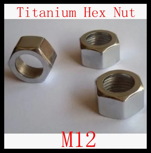 

100Pcs/Lot Factory Direct Sale DIN934 M12 Titanium Hex Nut