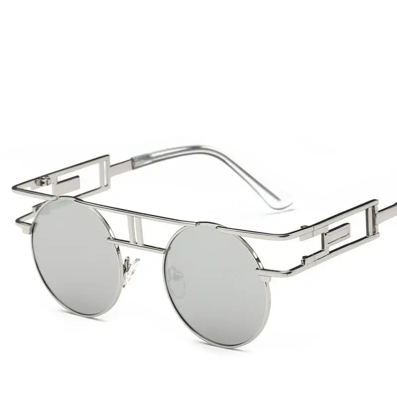 Индивидуальные Модные мужские и женские с металлической рамкой цветные солнечные очки