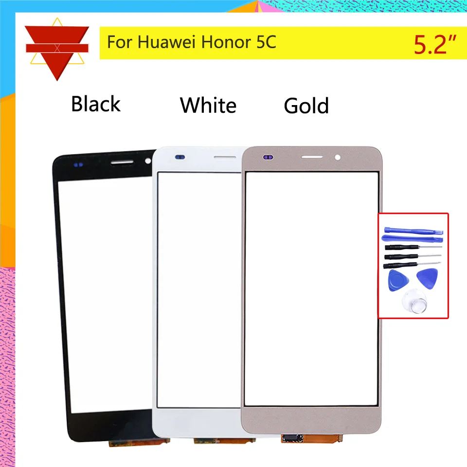 5," 5C сенсорный экран для Huawei Honor 5C сенсорный экран Сенсорная панель сенсор дигитайзер Переднее стекло без ЖК-дисплея