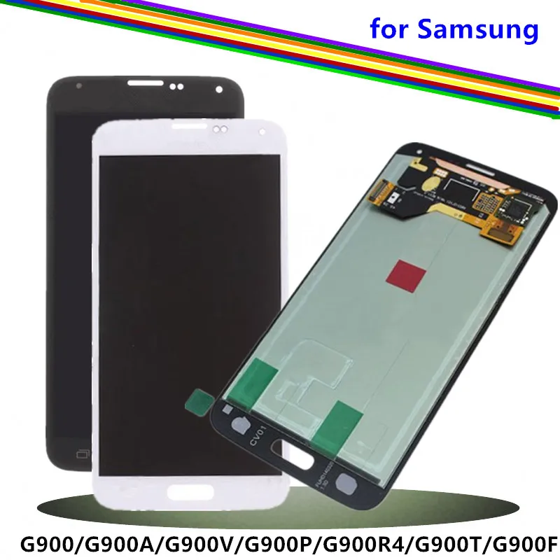 

Replacement Screen for Samsung Galaxy S5 LCD Display with Digitizer Assembly SM-G900/G900A/G900V/G900P/G900R4/G900T/G900F