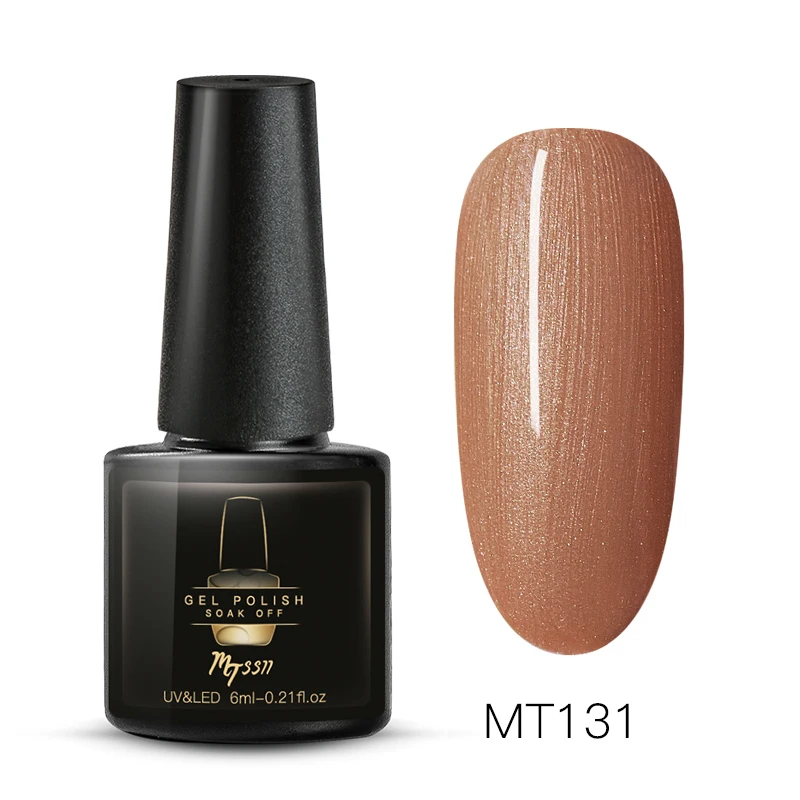 Mtssii 7ml Color Nail Gel Polish Manicure Semi Permanent Base Top Coat UV LED Nails Gel Varnish Soak Off Nail Art Manicure Gel - Color: S04846