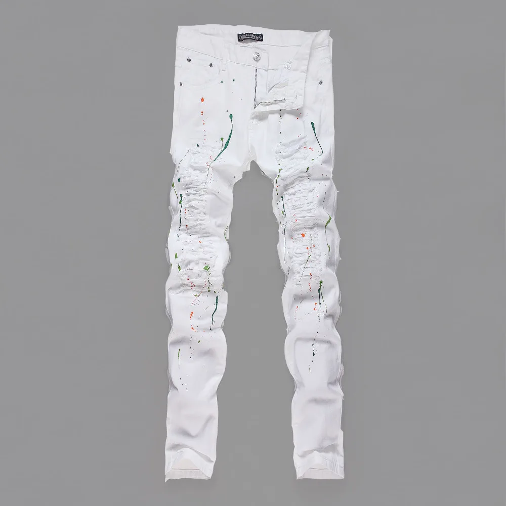 white colour jeans
