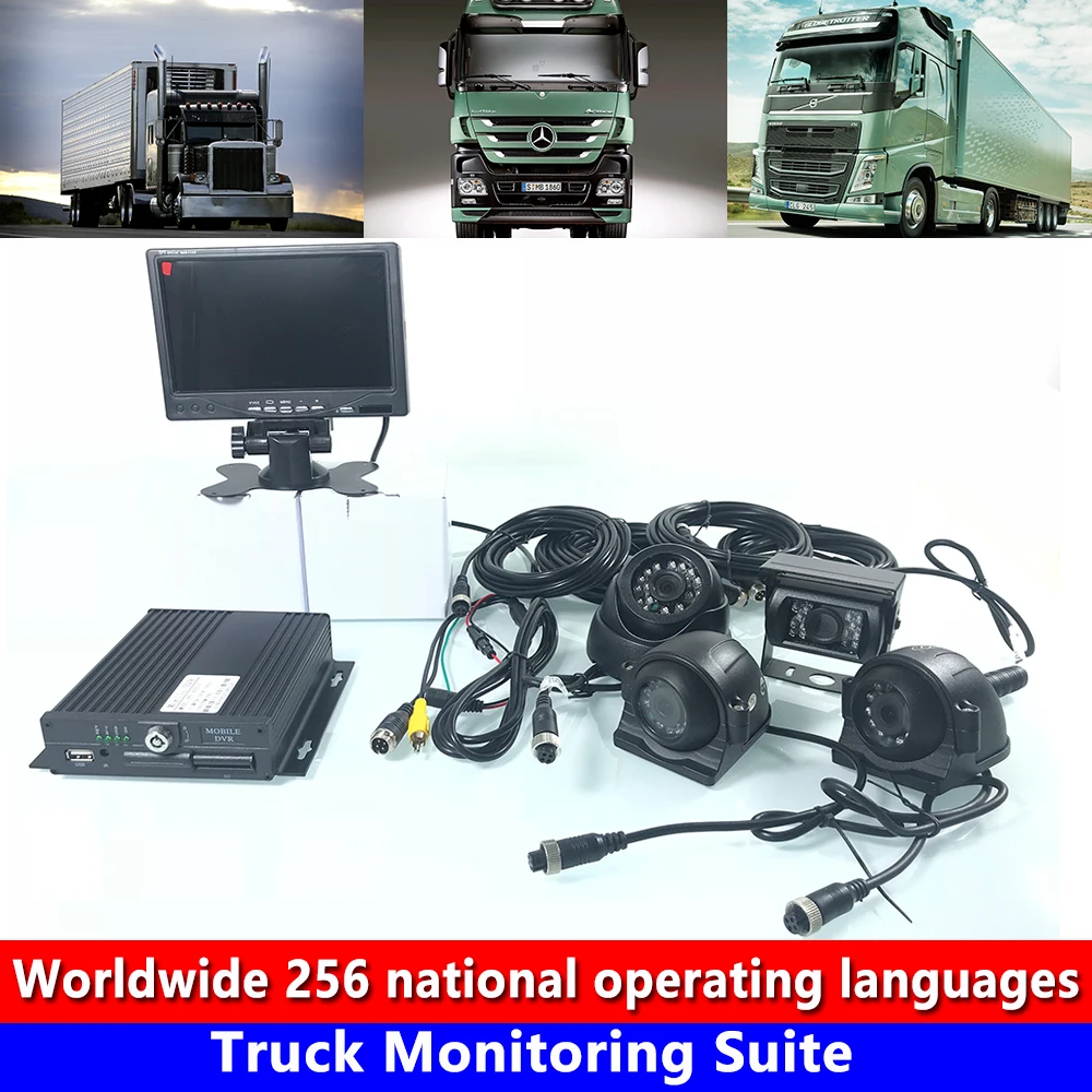 

SD card HD truck monitoring set private car / heavy machinery / commercial vehicle system host factory wholesale direct sales
