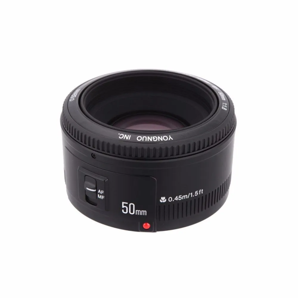 YONGNUO YN фиксированный EF YN50mm/YN35mm апертура AF Автофокус Объектив камеры 1:1. 8 стандартный основной объектив для Canon EOS