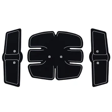 3Pc Spier Oefening Slanke Riem Vervanging Gel Hydrogel Stickers Patch Voor Spierstimulator Ems Lichaam Vermagering Machine Abdominale