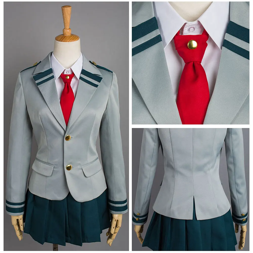 Boku no My Hero Academy AsuiTsuyu momo yaojorozu костюм для косплея школьная форма-костюм для девочек