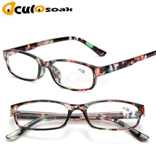 Очки для чтения, мужские Модные прозрачные линзы, пластиковый светильник для очков, женские цветные очки, очки для дальнозоркости, диоптрическая Лупа