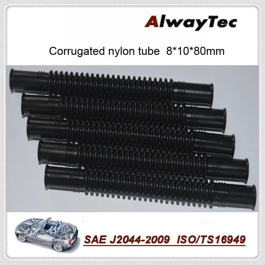 

8mm*10mm*80mm 5pcs per lot fuel corrugated nylon tube for fuel pump