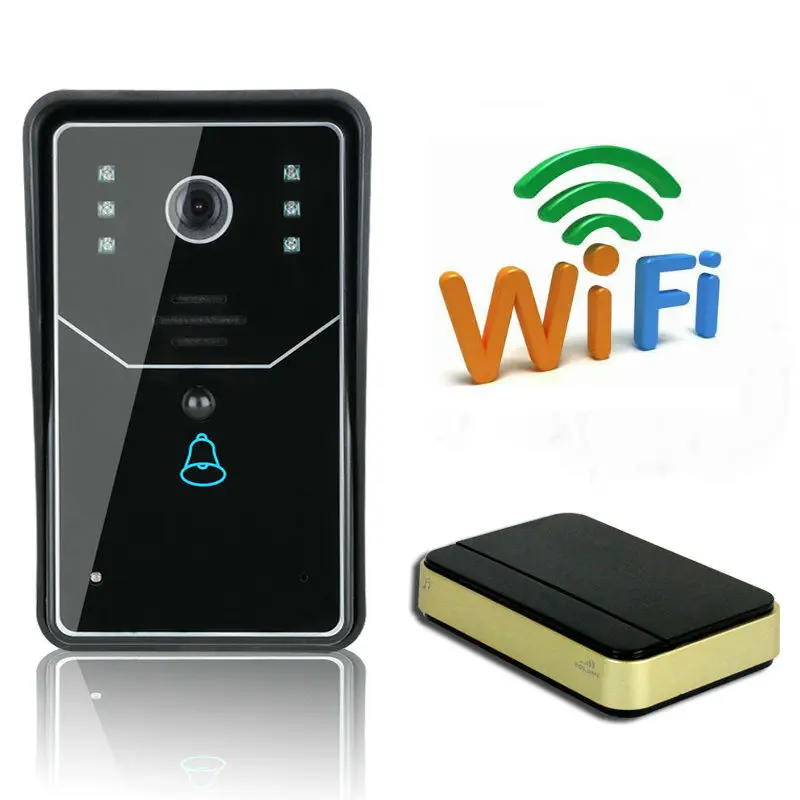bilder für YobangSecurity Drahtlose Wifi Smart Video Türklingel 720 P P2P Drahtlose WIFI Video-türsprech Visuelle Gegensprechanlage Mit Musik Türklingel bilder für YobangSecurity Drahtlose Wifi Smart Video Türklingel 720 P P2P Drahtlose WIFI Video-türsprech Visuelle Gegensprechanlage Mit Musik Türklingel