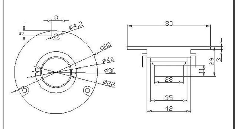 Par de Laboratórios de Áudio Polegada Diâmetro 25 Núcleo 15 w Alto-falante Alta Fidelidade Seda Macio Cúpula Chifre Tweeter 1 3 80mm - Image 4