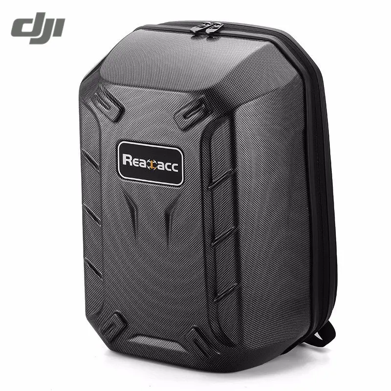 

DJI Phantom 4 FPV Realacc Waterproof Hardshell Backpack Case Carbon Fiber Turtle Shell Suitcase Shoulder Bag Black