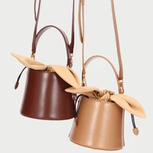 Милая стильная Маленькая женская сумка из натуральной кожи, женская модная дизайнерская Высококачественная мини-сумка через плечо