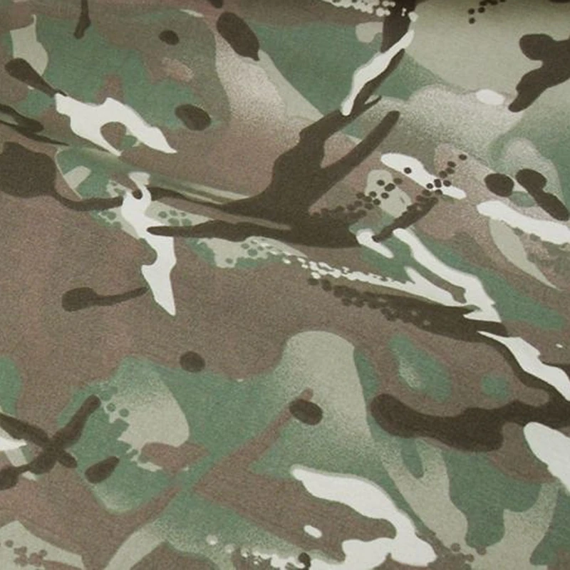 Water-repellent Army Camouflage Nylon Fabric 5m x 1.5m