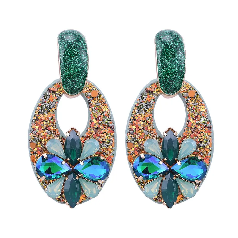 Earrings Green