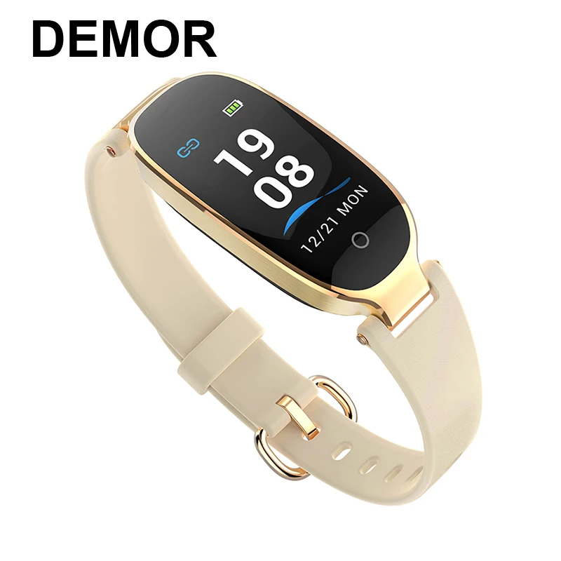

DEMOR KB03 Women Smart Watch Fitness Bracelet Activity Tracker Band Connect Heart Rate Monitor Wristband for Lady iPhone Android