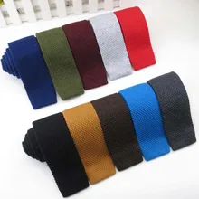 5,5 см Шерстяной Вязаный Галстук Тощий Вязаный Галстук Узкий Тонкий мужской подарок британский стиль твердый Gravatas классический галстук трикотажные дизайнеры