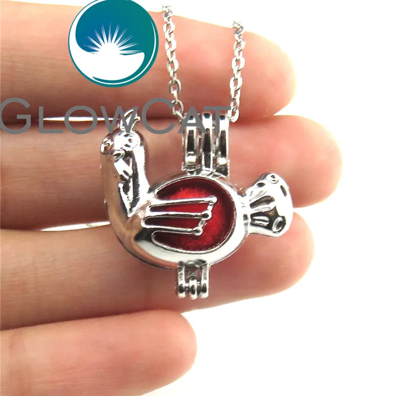 GLOWCAT K564 Китайский Петух зодиака год петух бусины клетка эфирное масло диффузор