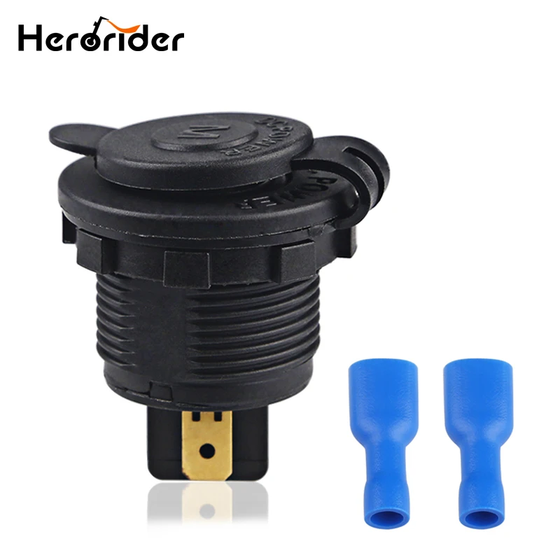 12V Waterproof Cigarette Lighter Power Outlet Car Motorcycle Boat for