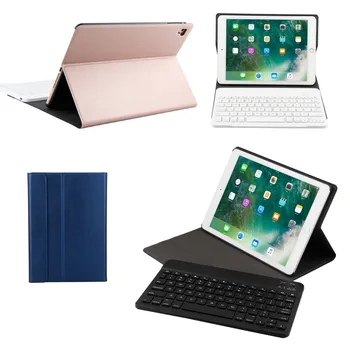 

Russian/Hebrew/Spanish Wireless Bluetooth Keyboard Stand Funda Leather Cover Case For Apple iPad 9.7 2018/2017/Pro 9.7/Air/Air2