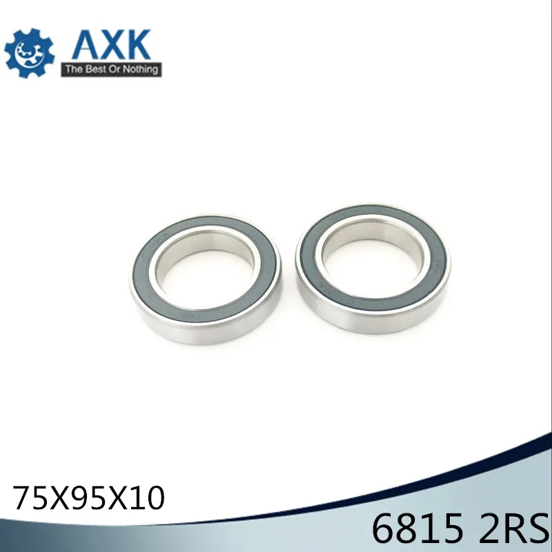 

6815 2RS 6815 RS ABEC-1 (2PCS) 75x95x10MM Metric Thin Section Deep Groove ball Bearings 61815 RS