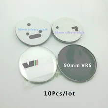 10pcs vrs car head hood emblem rear boot logo cover front bonnet badge trunk label 80mm