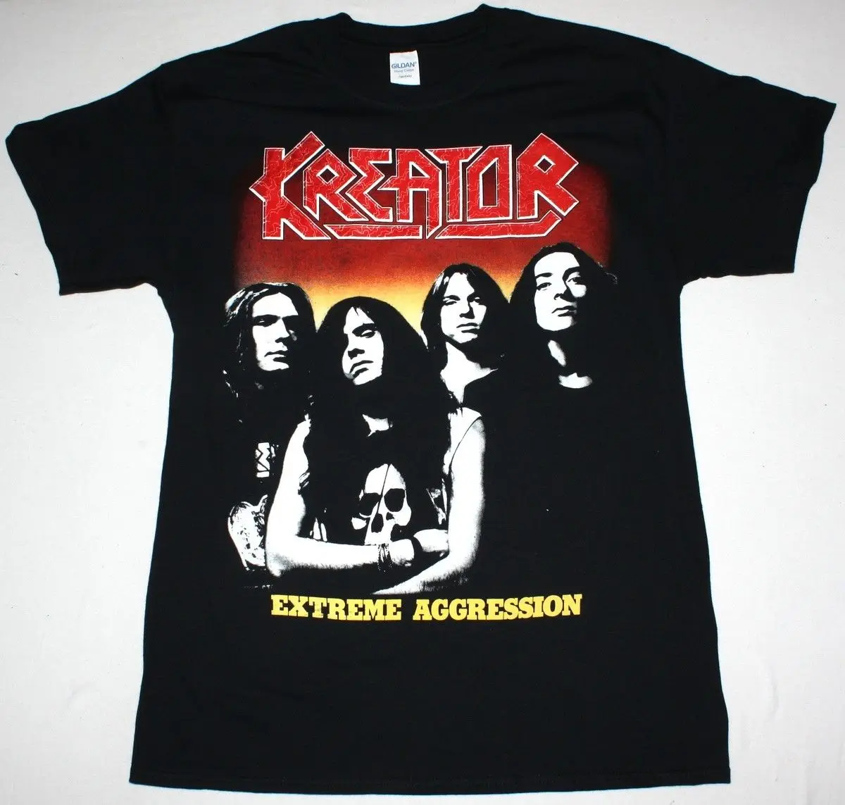 

KREATOR EXTREME AGGRESSION THRASH METAL DESTRUCTION TANKARD NEW BLACK T-SHIRT Fashion Summer Paried T Shirts Top Tee