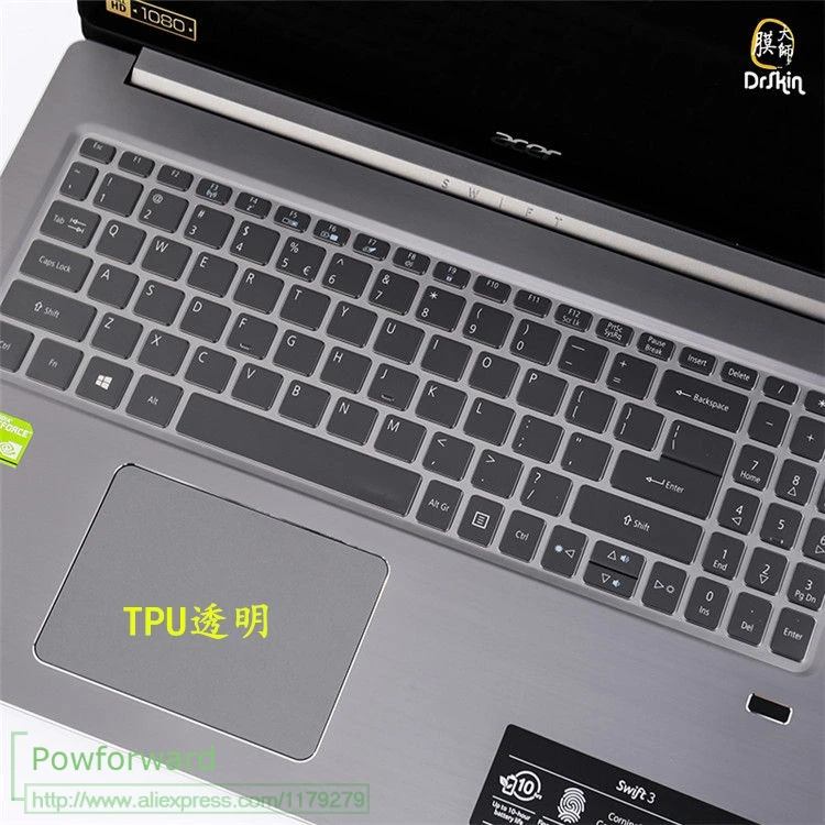 Для acer Aspire 5 A515-52 57MU A515-52g A515-52-526C 15,6 ''чехол с клавиатурой для ноутбука из ТПУ Прозрачная защитная пленка для ноутбука