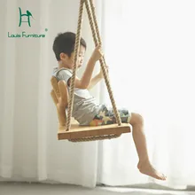 Луи Мода патио качели твердой древесины белый воск олененок и крытый