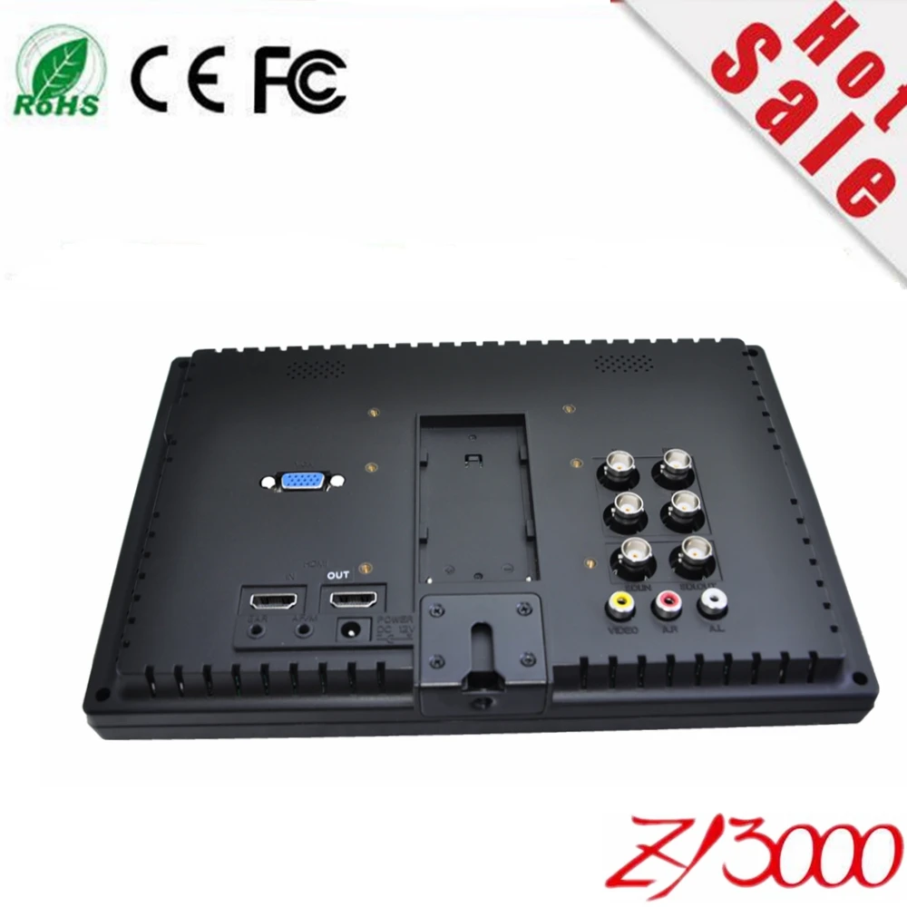 Новый 7 &quotPro Broadcast с HD HDMI SDI входом 1280*800 IPS полевой hd монитор пиковый фильтр 5D II