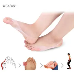 WGAFON 4 шт. = 2 пары кость большого пальца руки сепаратор для большого пальца ноги ортопедические фиксатор выпрямитель большого пальца стопы