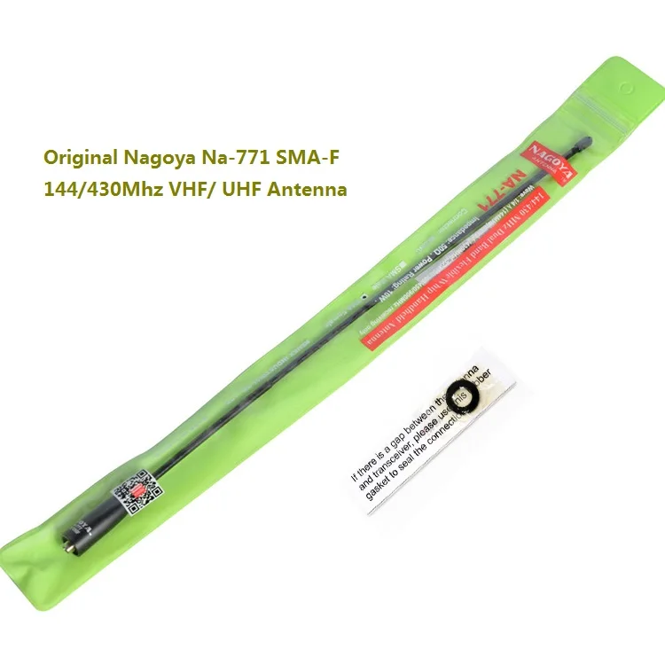 Original-Nagoya-Na-771-SMA-F-144-430Mhz-VHF-UHF-Antenna-For-Kenwood-Two-Way-Radio