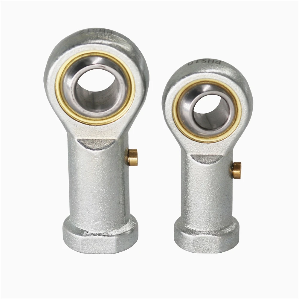 10pcs Pos10 10mm Bore Diameter Rod End Bearing M10x1.5 Thread Ball