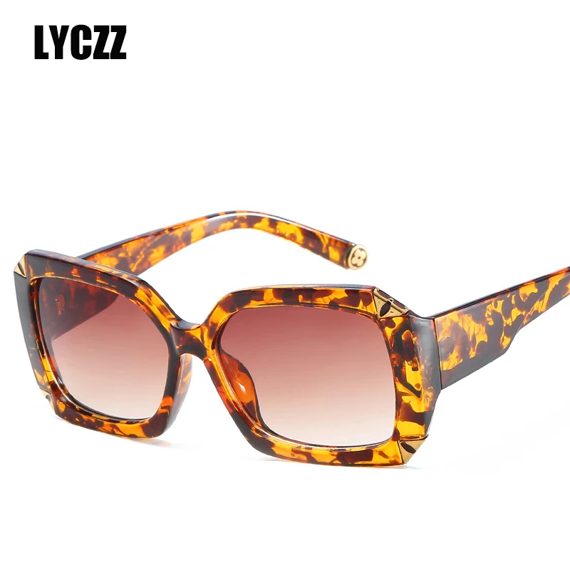 LYCZZ Brand Anti-glare Driving Sunglasses 2019 Retro Summer Leisure Shade Eyewear Anti-UV Oversize Sunglass gafas de sol hombre