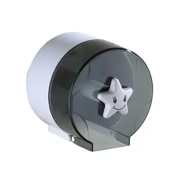 

1 Pc Toilet Paper Holder Waterproof Creative Punching Free Bathroom Tissue Box Paper Towel Holder for Hotel Toilet Bathroom