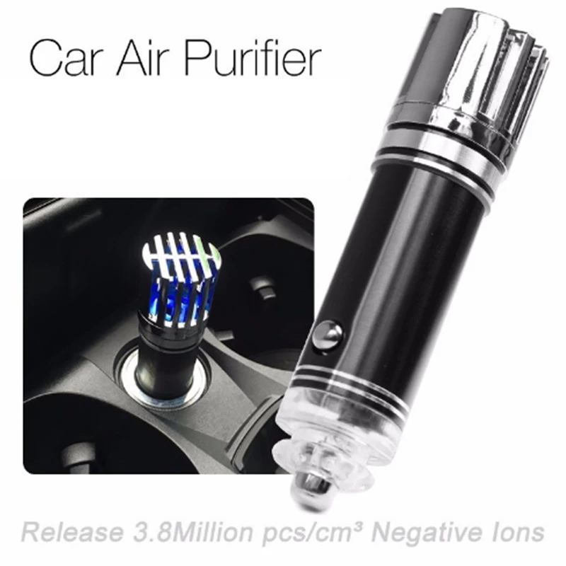 Air Freshener Remove Air Purifier Oxygen Bar Car Ionizer Interior Decoration Air Cigarette Smoke Absorber Clean air Ozone intelligent car air freshener car ionic air purifier removes cigarette smoke bacteria odor smell black glossy finish