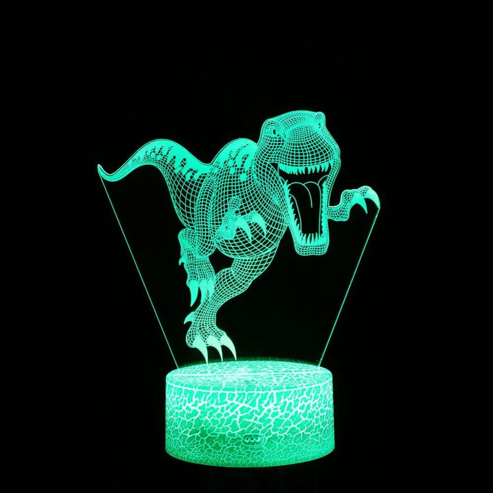 

3D dinosaur 3d lamp LED Night light 3D lampDecorative lights for room With 7 Color Changing led Night light usb modern light